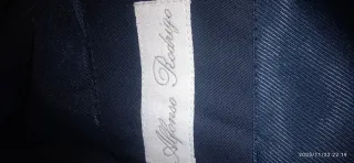 Gabardina caballero negra