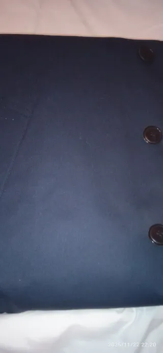 Gabardina caballero negra