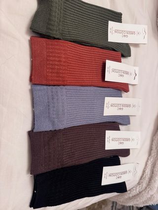 Pack 5 Calcetines Green Cotton Lana/Angora