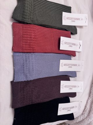 Pack 5 Calcetines Green Cotton Lana/Angora