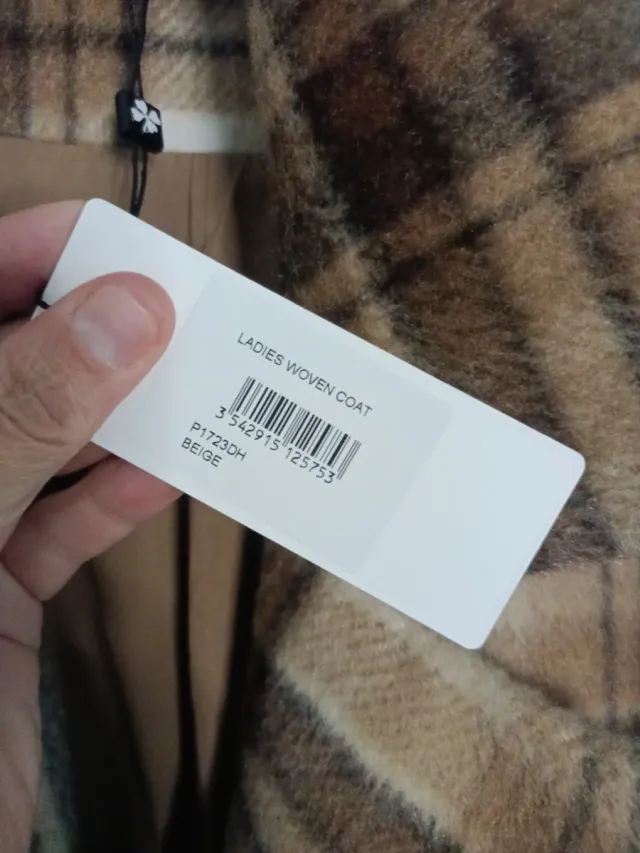 Abrigo cuadros Molly Bracken Talla Única