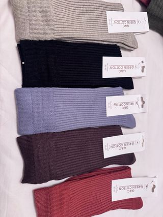 Pack 5 Calcetines Green Cotton Lana/Angora