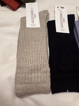 Pack 5 Calcetines Green Cotton Lana/Angora