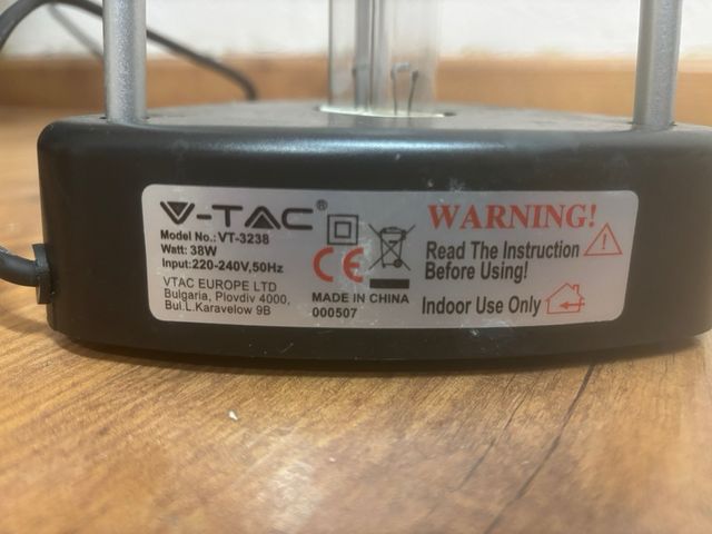 Lámpara UV Desinfección V-TAC