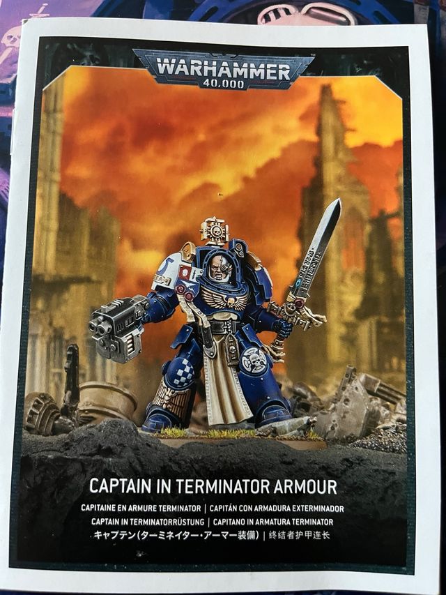 Warhammer 40K Capitán en Armadura Terminator