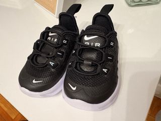 Zapatos Nike Air Max Bebé Negro Blanco