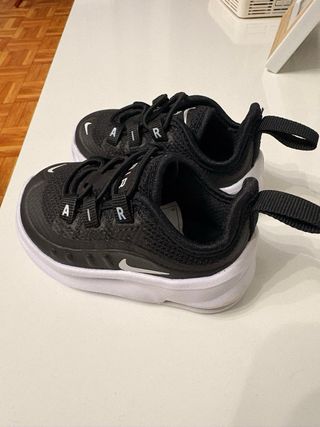 Zapatos Nike Air Max Bebé Negro Blanco