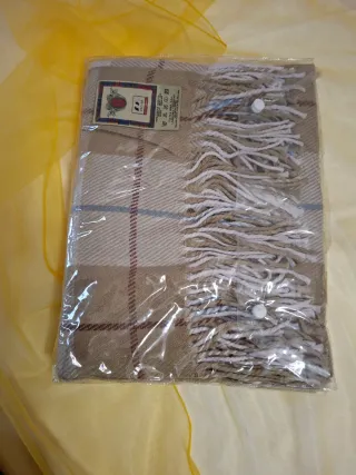 Caldo Plaid invernale  con frange nuovo