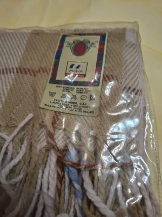 Caldo Plaid invernale  con frange nuovo