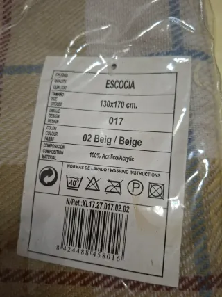 Caldo Plaid invernale  con frange nuovo