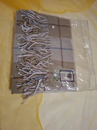 Caldo Plaid invernale  con frange nuovo