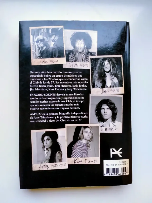 Amy, 27: Amy Winehouse y el Club de los de 27 (...