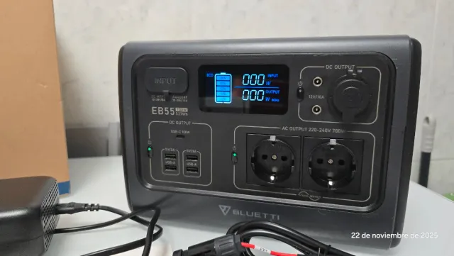 BLUETTI EB55 Estación de energía portátil | 700 W