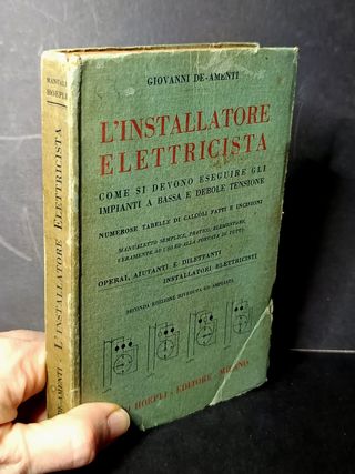 Libro L'Installatore Elettricista vintage