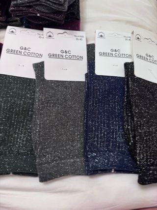 Pack 5 pares calcetines G&C brillos algodón