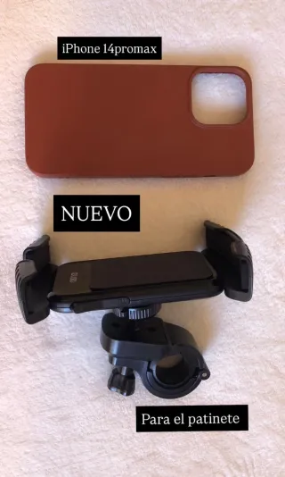 Funda iPhone 14 Pro Max + Soporte Patinete