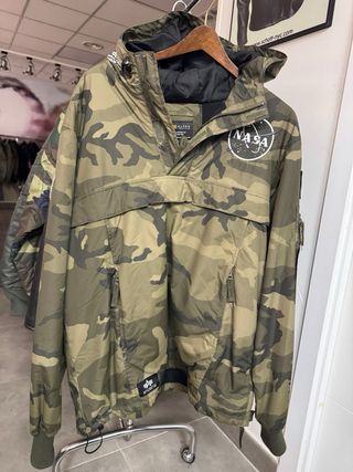 Chaqueta Alpha Industries NASA Camuflaje Talla M