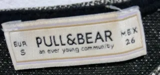 Vestido gris y negro