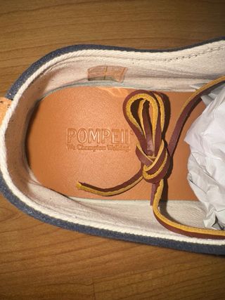 Zapatos Pompeii Azul Oscuro