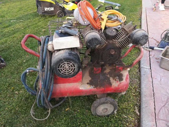 Compresor de aire con manguera