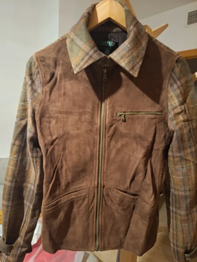 Chaqueta Ralph Lauren ante y lana