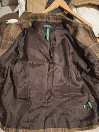 Chaqueta Ralph Lauren ante y lana