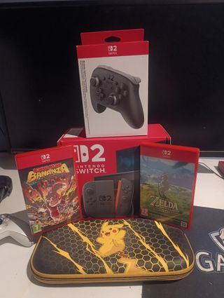 Nintendo Switch + 2 Juegos + Mando Pro