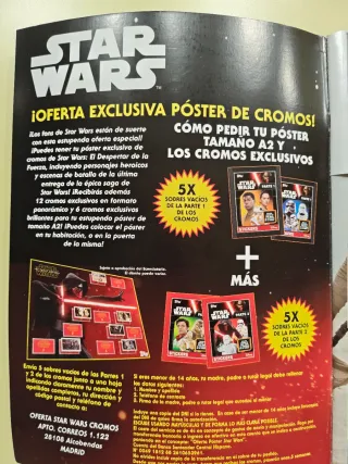 Álbum Cromos Star Wars El Despertar de La Fuerza