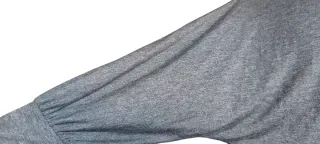 Vestido invierno manga larga gris talla única