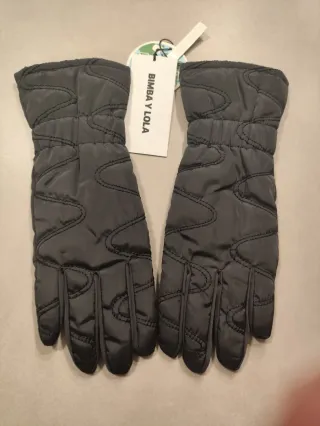 Guantes Bimba y Lola acolchados grises