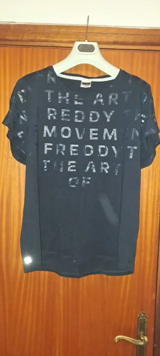 T-shirt Freddy donna nera XL
