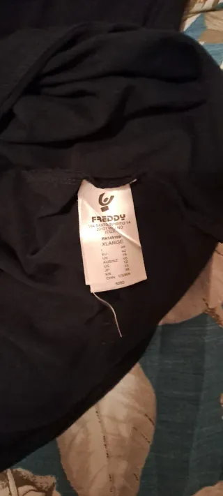 T-shirt Freddy donna nera XL