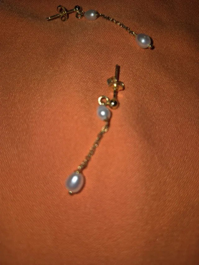 Orecchini Argento Perla 2.5cm