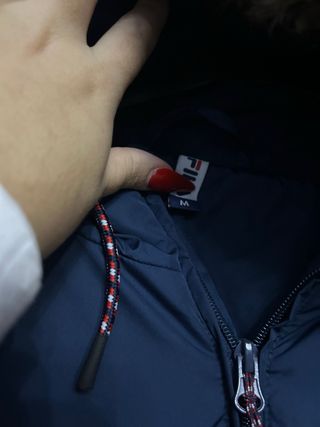 Chaqueta Fila Anorak con Capucha y Borrego