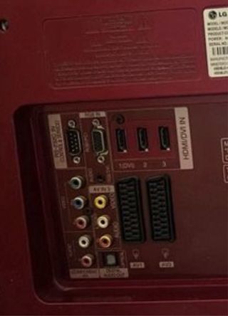 Televisión LG Negra