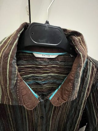 Camisa estampada efecto arrugado