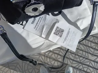 Bolso Tous Negro Cadena Plata