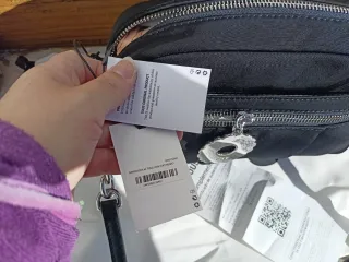 Bolso Tous Negro Cadena Plata