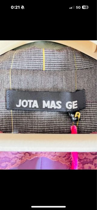 Traje Jota Más Ge mujer gris