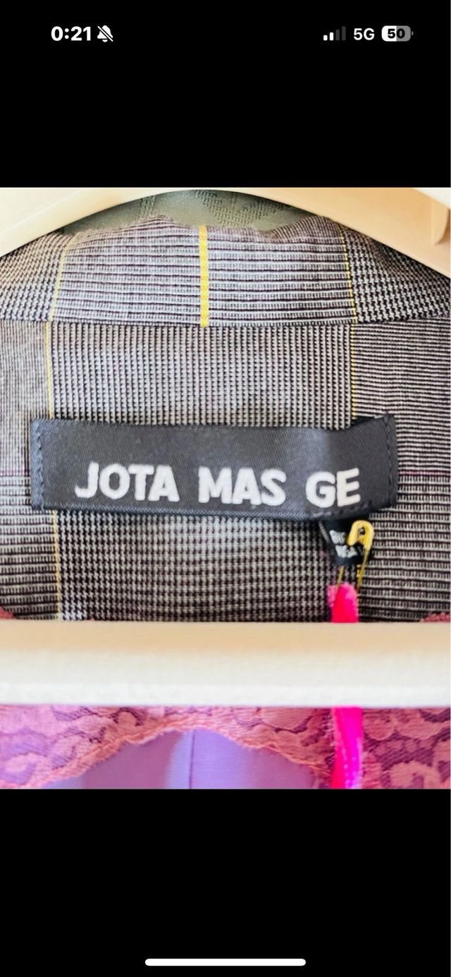 Traje Jota Más Ge mujer gris