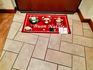 Tappeto zerbino natalizio Passion