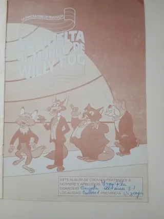 Álbum La Vuelta al Mundo de Willy Fog