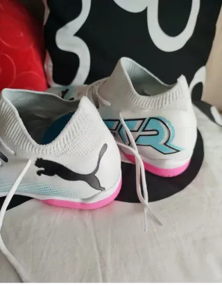 Zapatillas Puma Futbol Blancas Talla 37