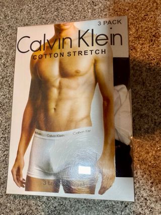 Calzoncillos Calvin Klein 3P LR TRUNK Talla M