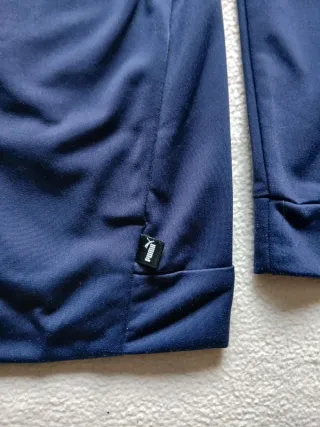 Felpa Puma zip blu e rossa taglia S