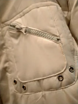 Piumino bianco taglia XL. Pari al nuovo