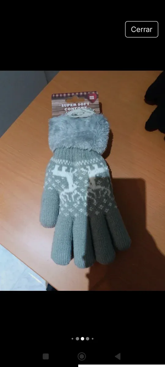 Guantes de invierno calentitos el precio por unida