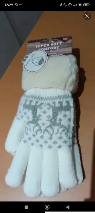 Guantes de invierno calentitos el precio por unida