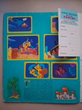 Álbum Panini Disney Aladdin