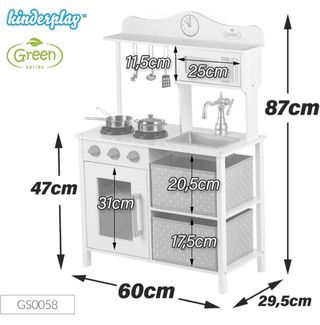 Cocina madera juguete.